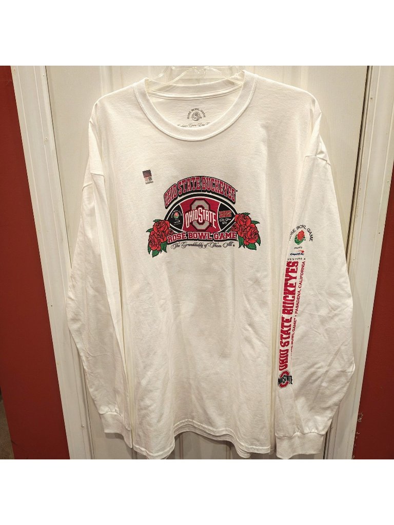 Official Rose Bowl 2022 Ohio State Buckeyes Shirt Mens 2xl White Ncaa Football